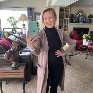 Cyrus hooded long cardigan